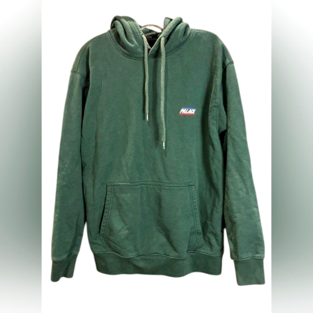PALACE Basically A Hood Green Sweater size M (S) unisex